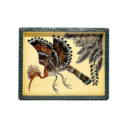 Naive Art Tray Small Hoopoe