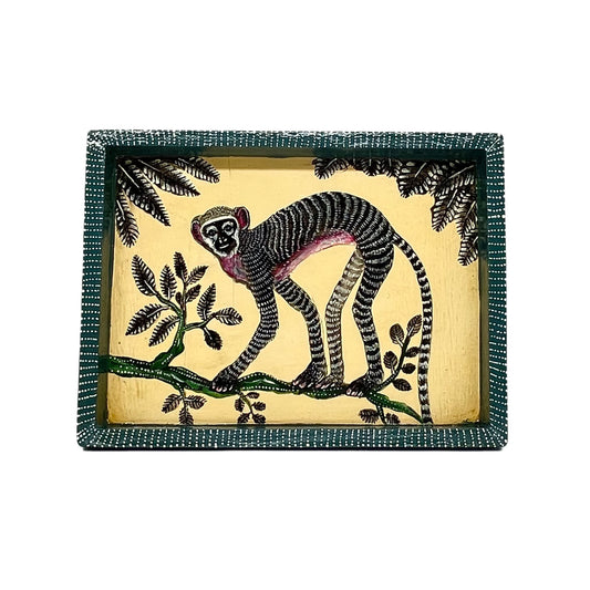 Naive Art Tray Small Monkey