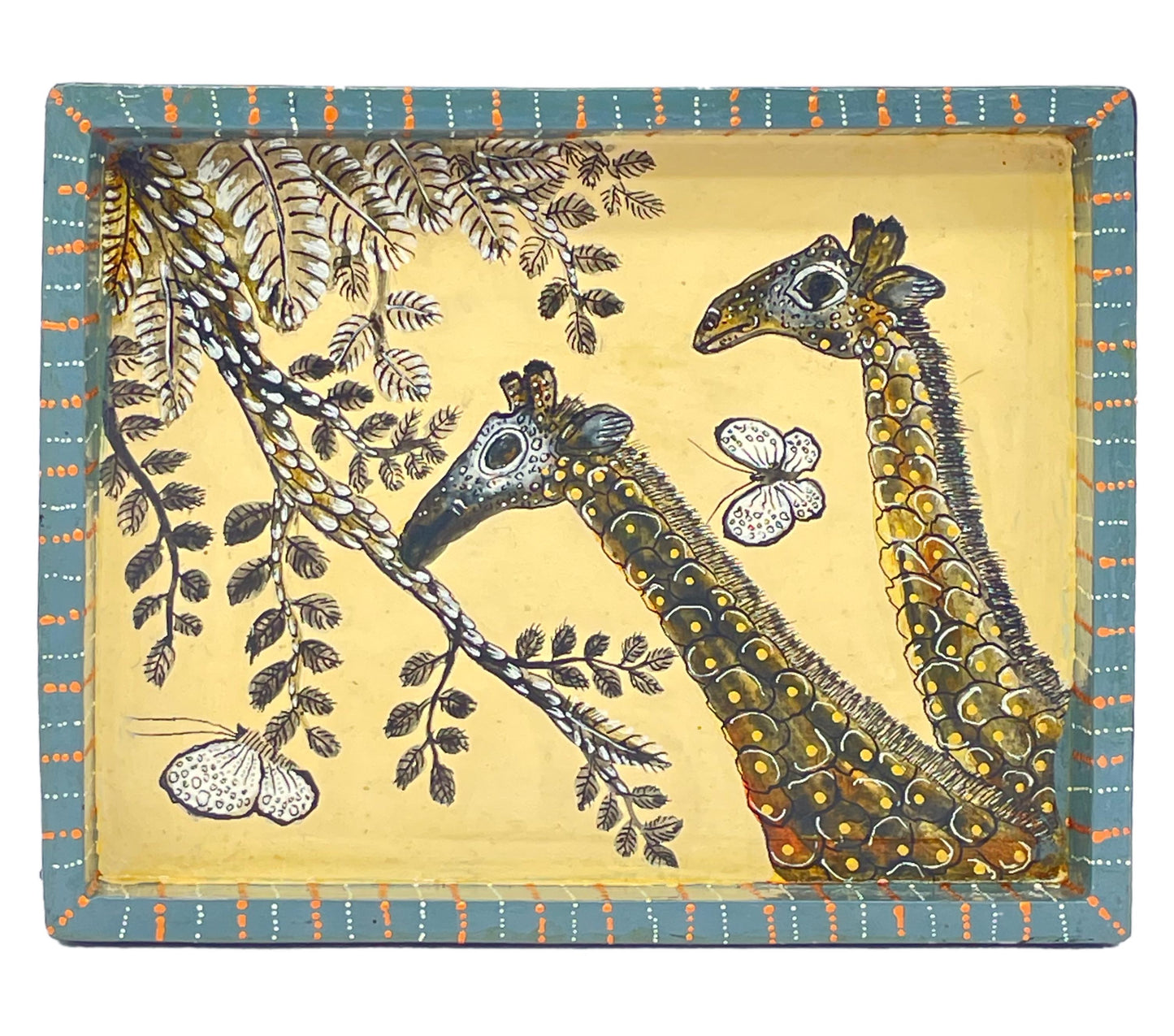 Naive Art Tray - Medium - Giraffe