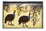Naive Art Tray - Ex Large - Guinea Fowl