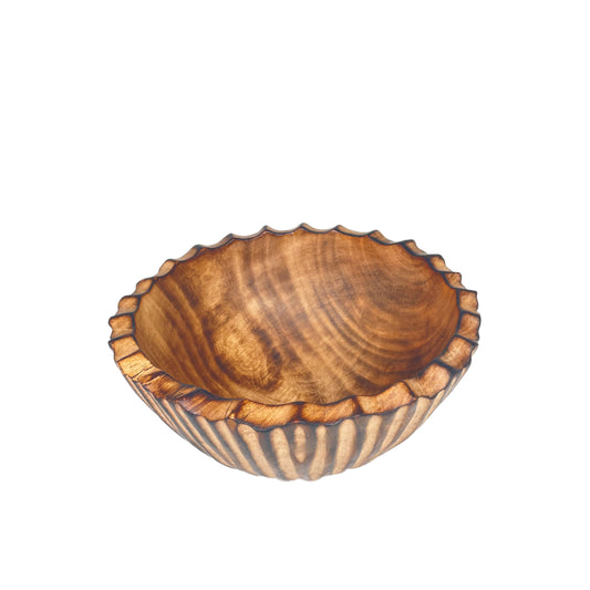 Jacaranda Wood small salad bowl