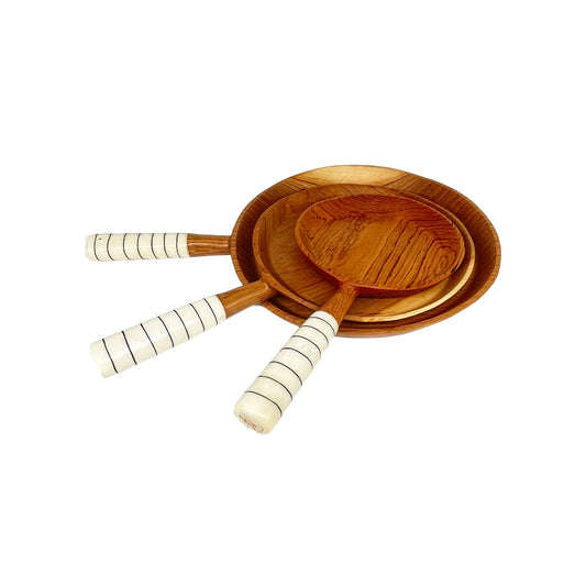 Olivewood Platters Set of Three Round