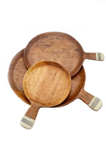 Olivewood Platters Set of Three Round
