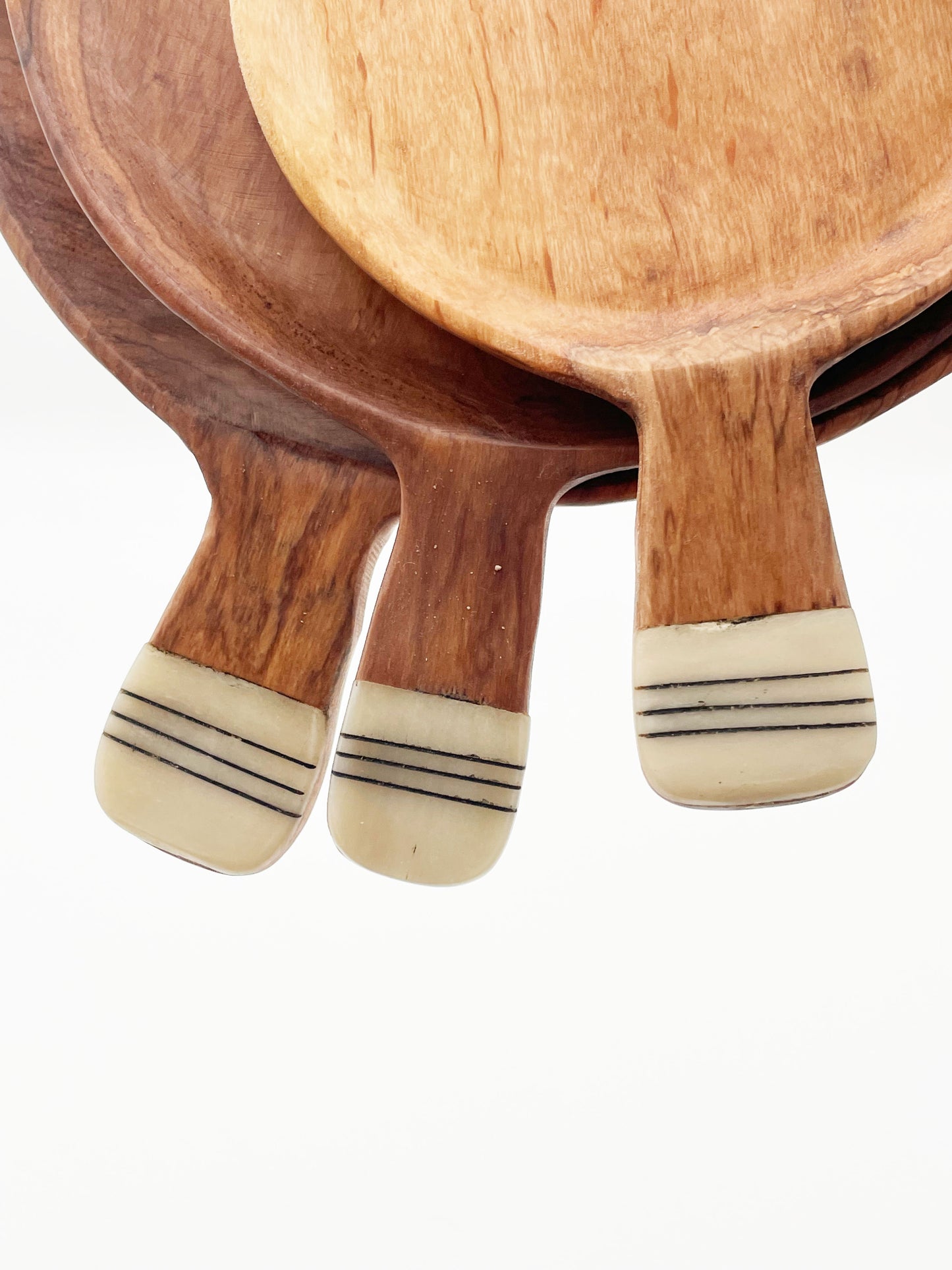 Olivewood Platters Set of Three Round
