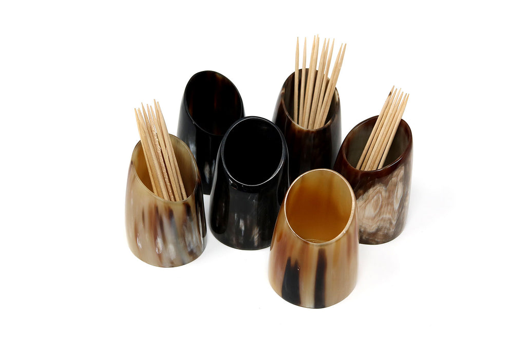 Ankole Cow Horn Toothpick Holders