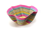 Pakurigo Elephant Grass Basket in Wave Design
