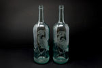 Bottles, Engraved with Heron