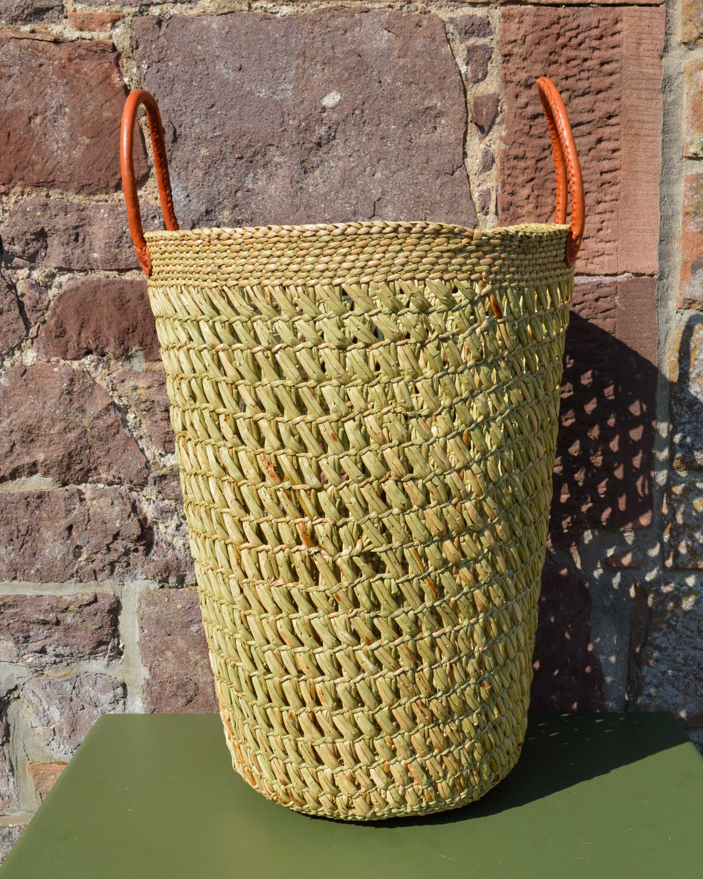 Large Tanzanian Sea Grass Laundry Basket.