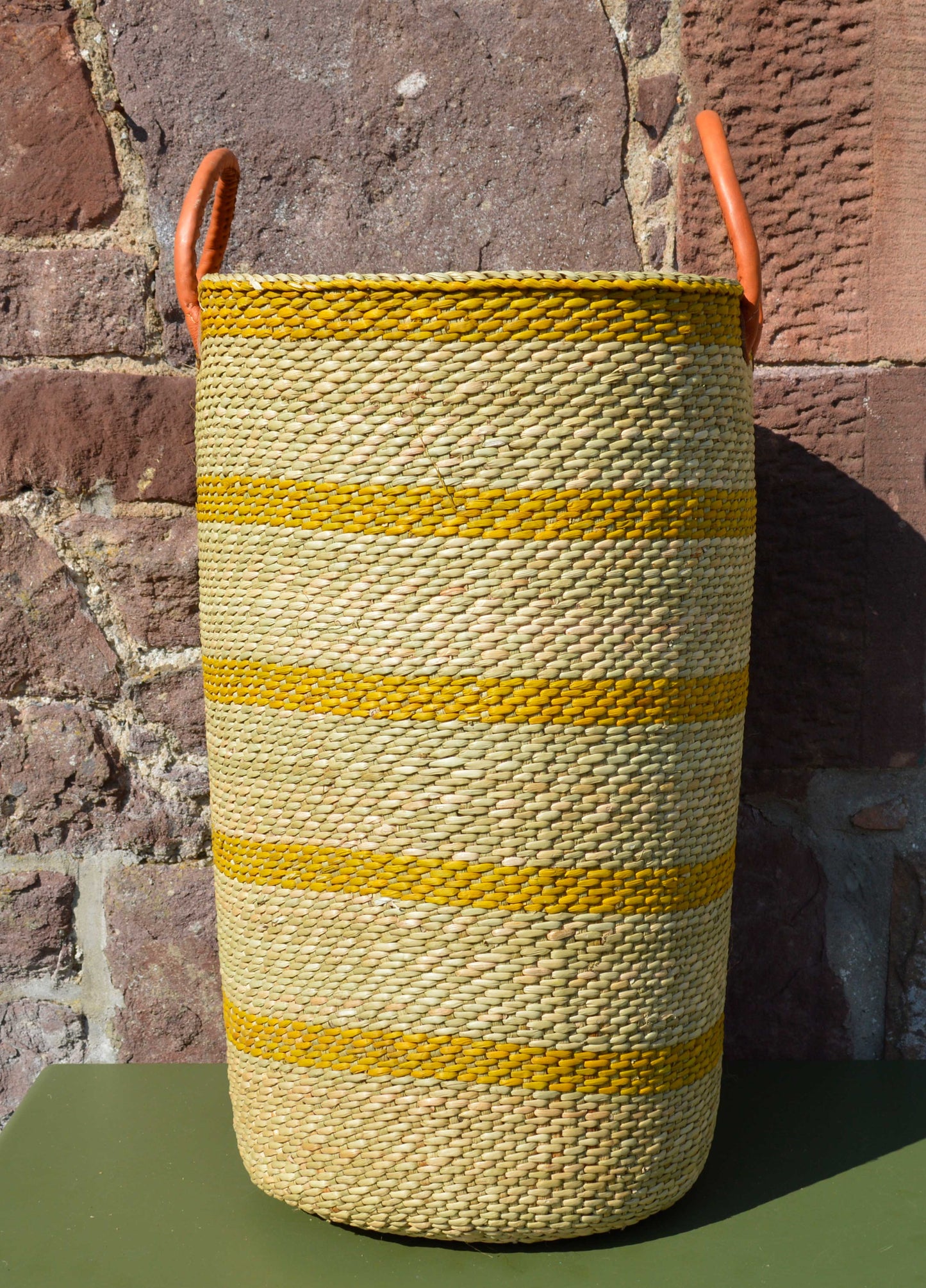 Large Tanzanian Sea Grass Laundry Basket.