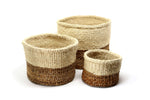 Sisal Basket Set in Ivory and Beige