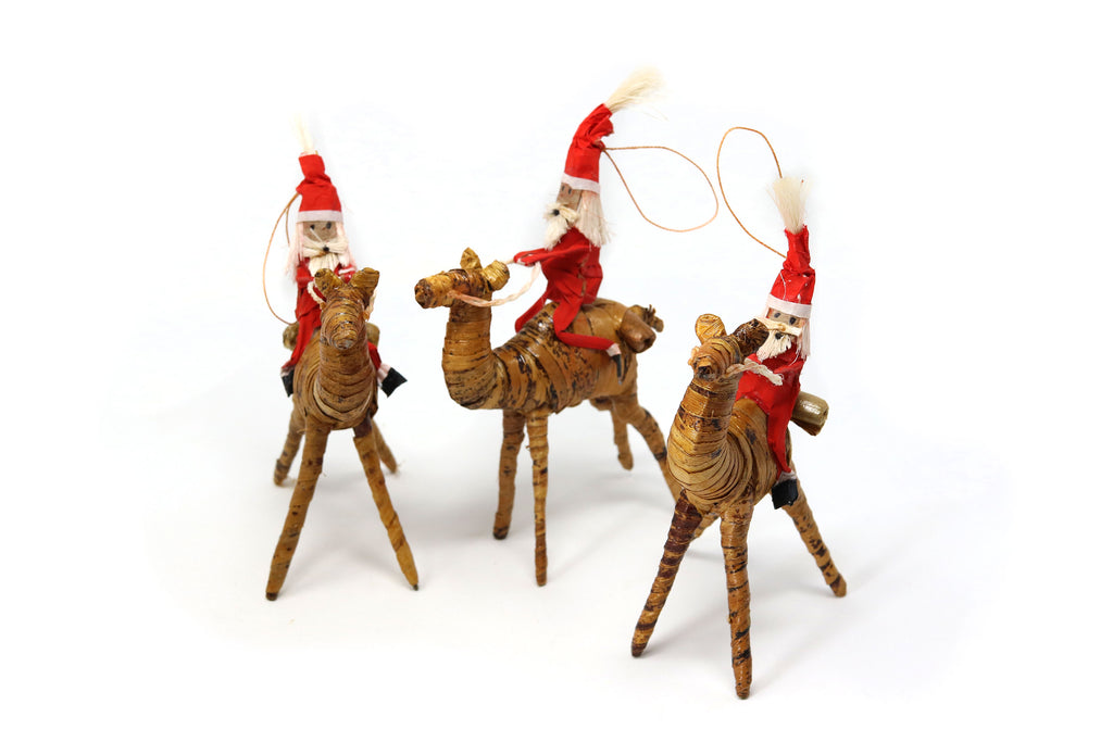 Image of Santa riding a camel