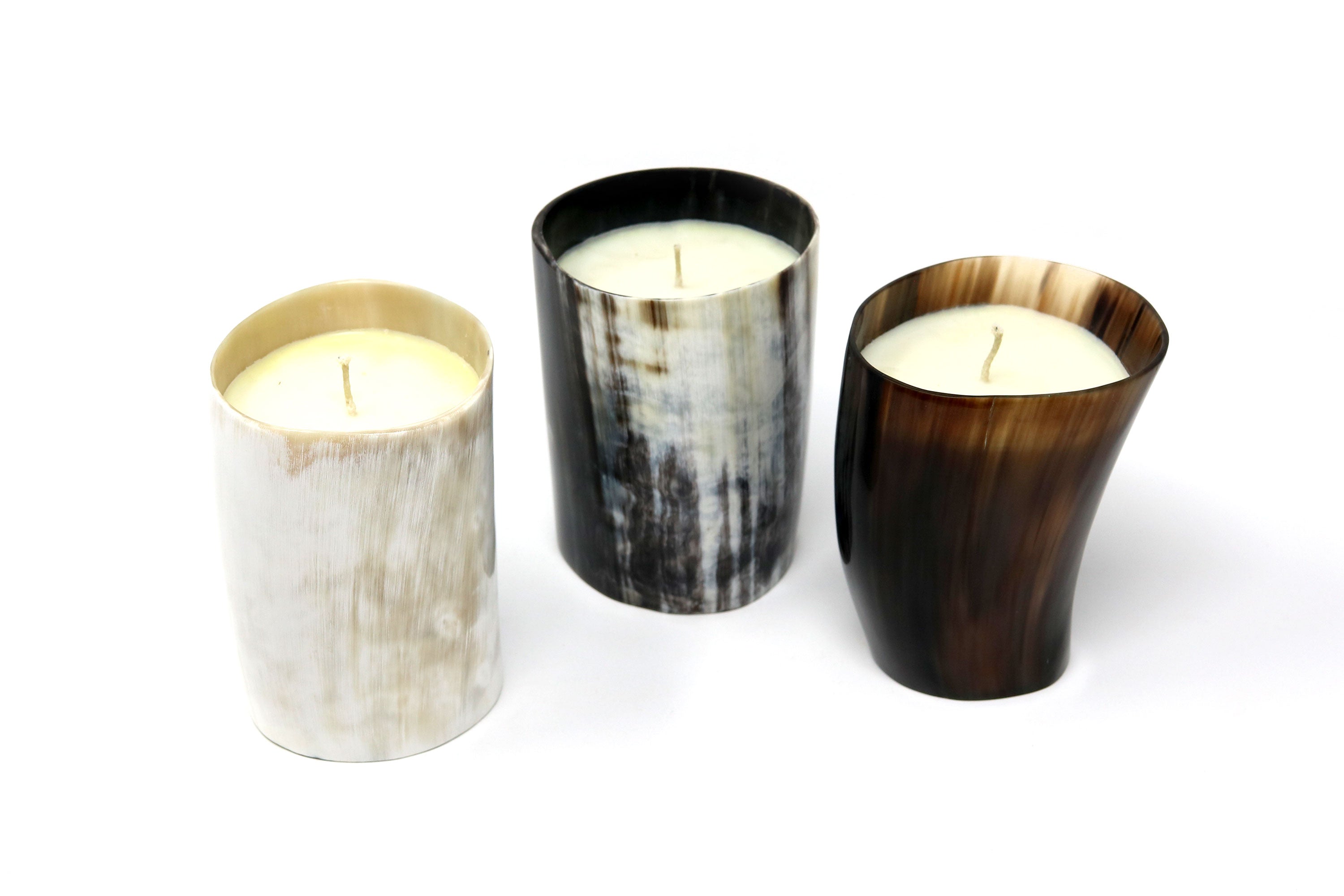 Ankole Cow Horn Candles, various sizes