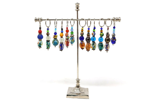 Bead &Glass Keyring