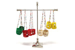 Sisal & Bead Hanging Treasure Baskets
